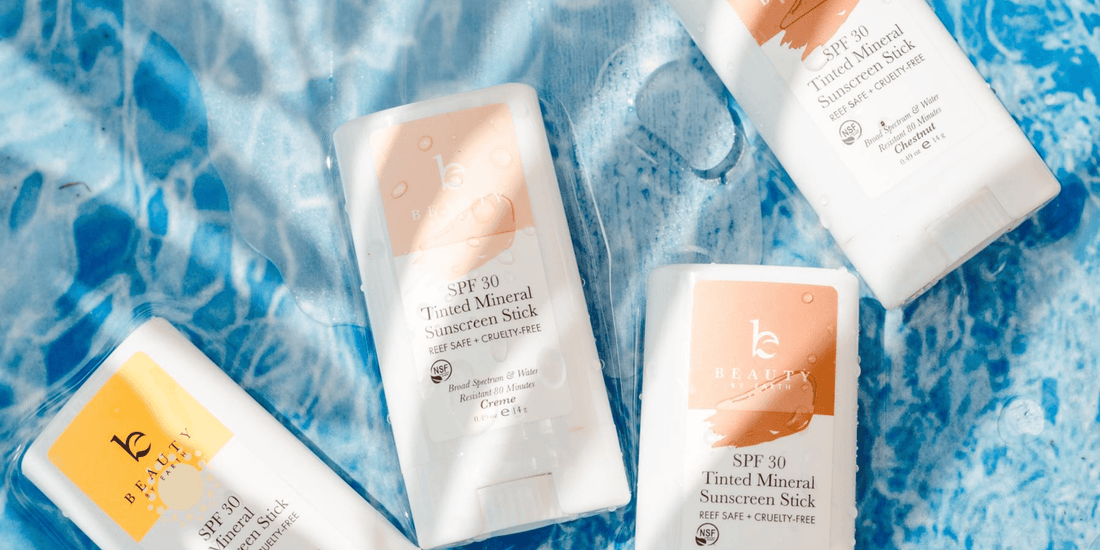 New SPF 30 Mineral Sunscreen Sticks by Beauty by Earth