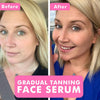Self Tanner Face Serum (Fair to Medium) - Before and After