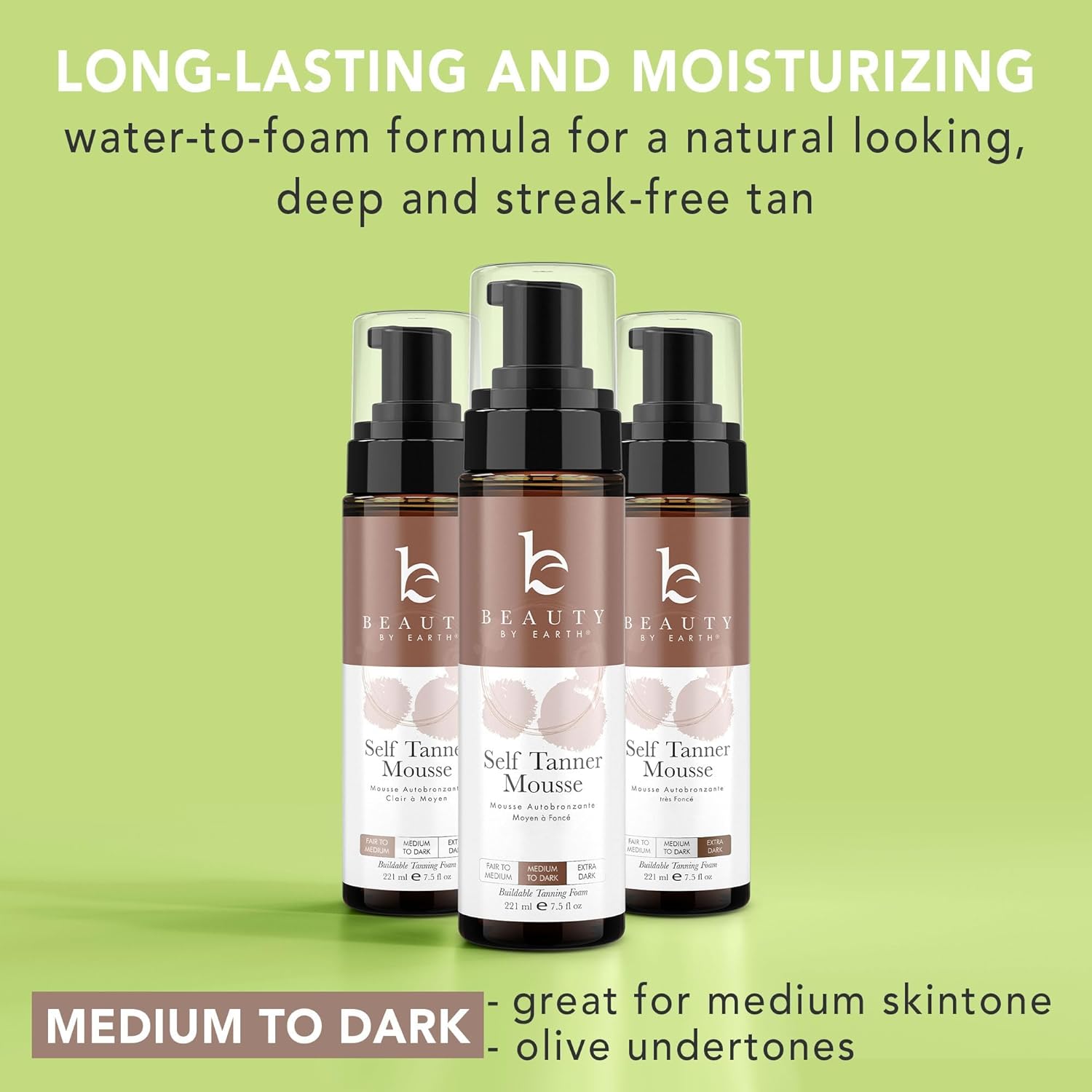 Medium to dark - great for medium skintone