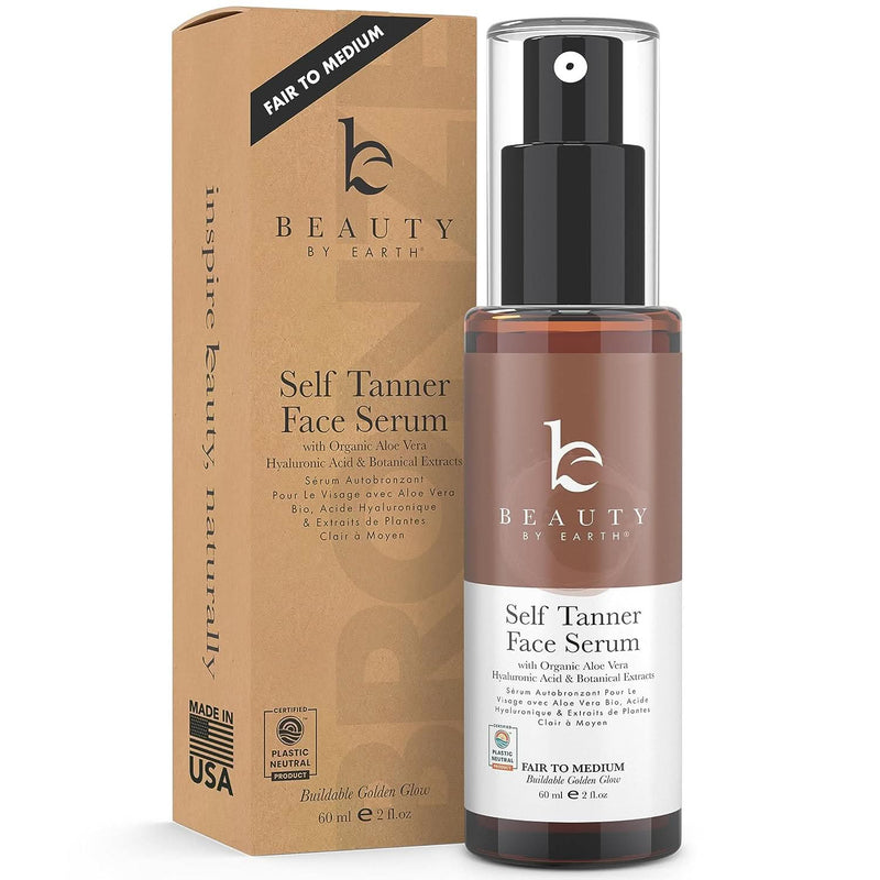 Self Tanner Face Serum - Fair to Medium