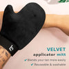 VELVET applicator mitt Blends your tan more easily V Reuseable & washable