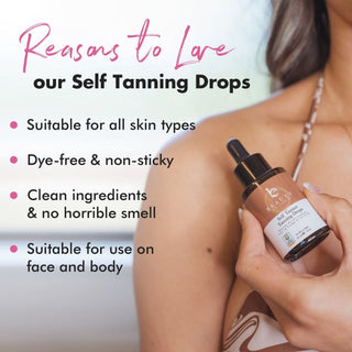 Self Tanner Drops - Single / Medium - Beauty by Earth - Reasons to love our drops