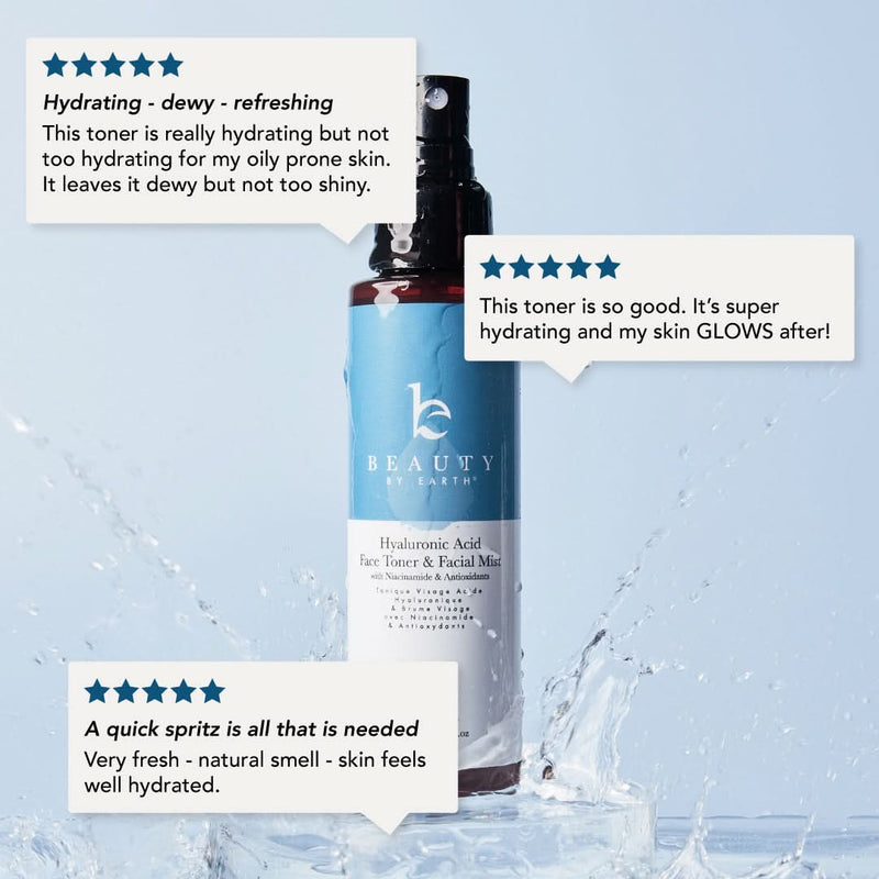 Hyaluronic Acid Face Toner and Facial Mist (VIP DEAL) - {{variant_title}} - Beauty by Earth