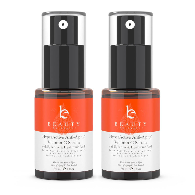 Hyperactive Anti-Aging Vitamin C Serum - 2 Pack - Beauty by Earth