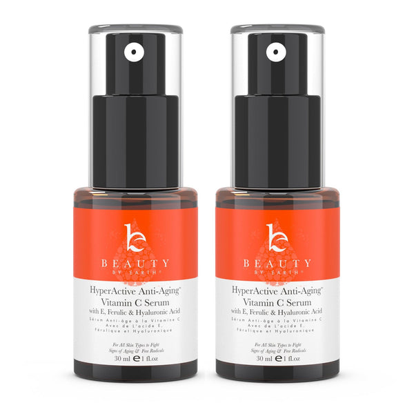Hyperactive Anti-Aging Vitamin C Serum - 2 Pack - Beauty by Earth
