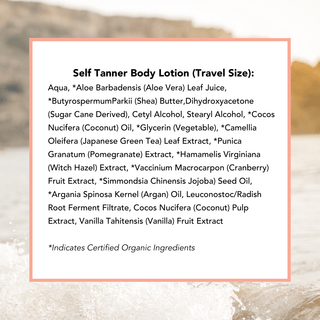 Self Tanner Body Lotion (Travel Size)