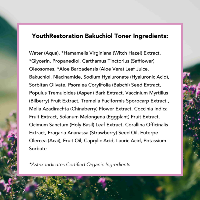 YouthRestoration Bakuchiol Face Toner
