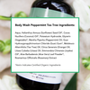 Body Wash Peppermint Tea Tree - Single - Beauty by Earth - Ingredients