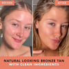 Before After - Beauty by Earth Self Tanner Drops - Natural-Looking Bronze Tan with Clean Ingredients