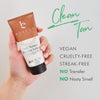 Clean Tan vegan cruelty free streak free no transfer no nasty smell