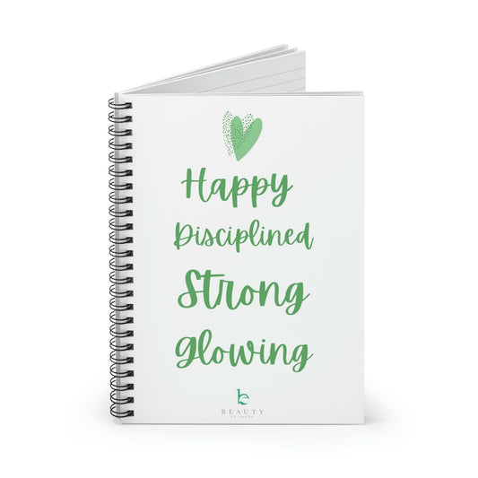 Spiral Notebook - Ruled Line, Motivational Note Book, Motivational Planner, Note Book, Cute Ruled Notebook, Self Care Notebook, Motivational Notes, Motivational Journal - One Size - Beauty by Earth