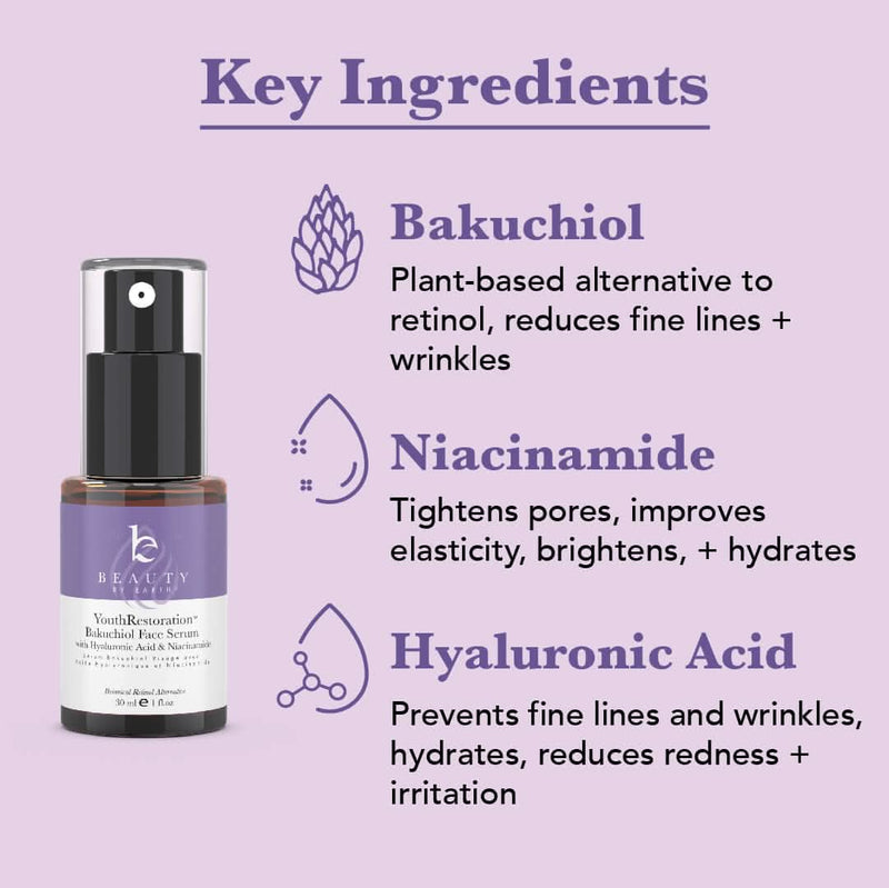 YouthRestoration Bakuchiol Face Serum - {{variant_title}} - Beauty by Earth