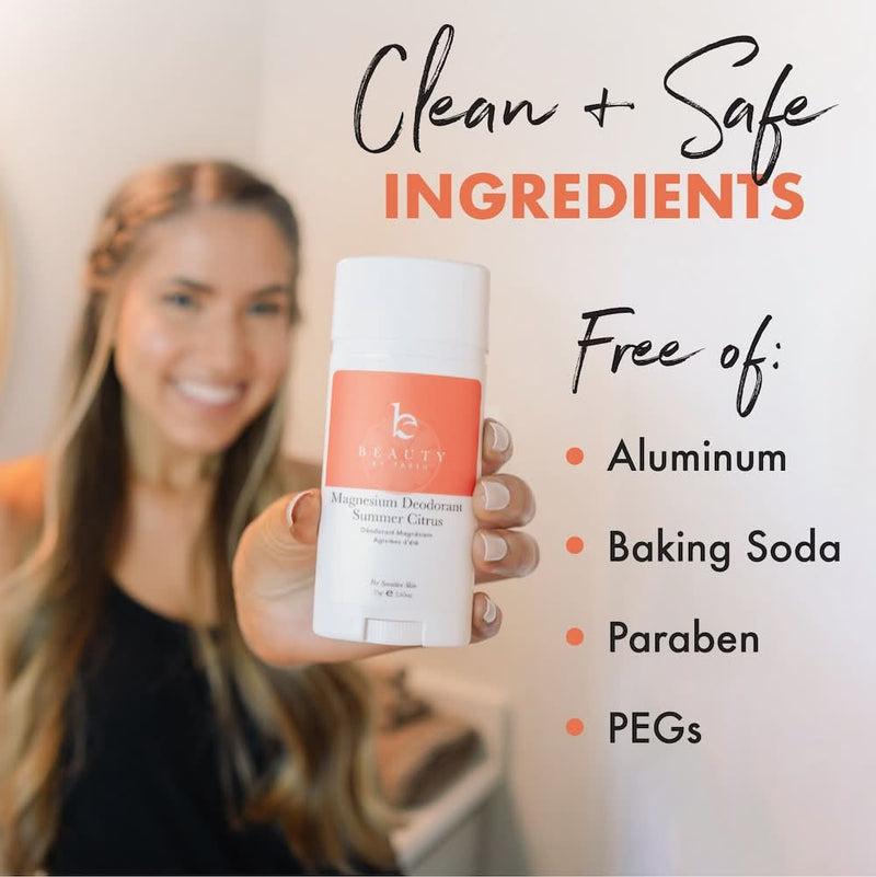 Magnesium Deodorant Summer Citrus - {{variant_title}} - Beauty by Earth