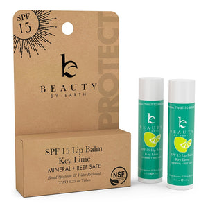 Key Lime Lip Balm (SPF 15) - {{variant_title}} - Beauty by Earth