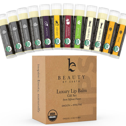 Organic Lip Balm Gift Set - {{variant_title}} - Beauty by Earth