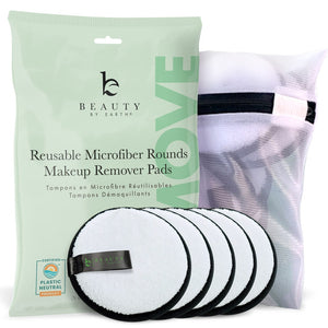 Reusable Microfiber Makeup Remover Pads (5-Pack) - Beauty by Earth
