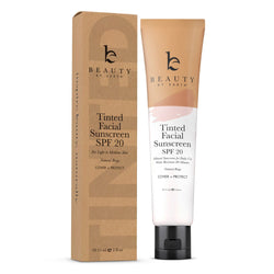 Tinted Facial Sunscreen Light Beige - Beauty by Earth