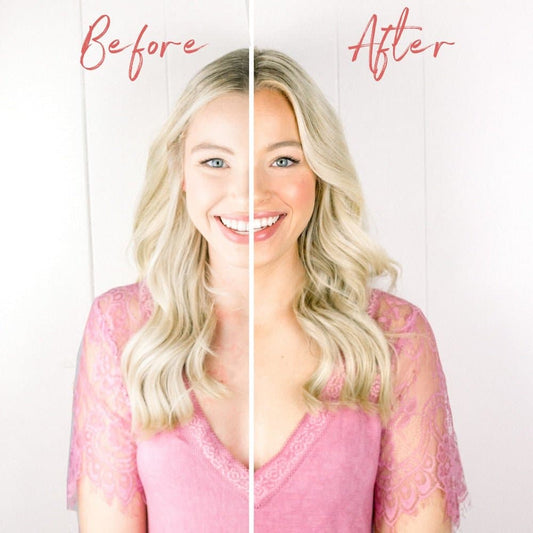 Before and After - Beauty by Earth Face Self Tanner