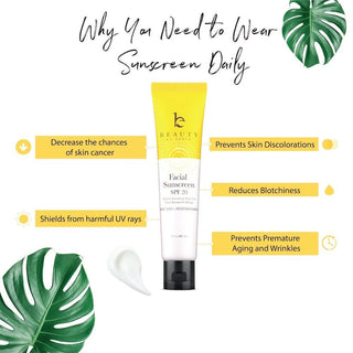 Facial Sunscreen - SPF 20 - Beauty by Earth - Benefits