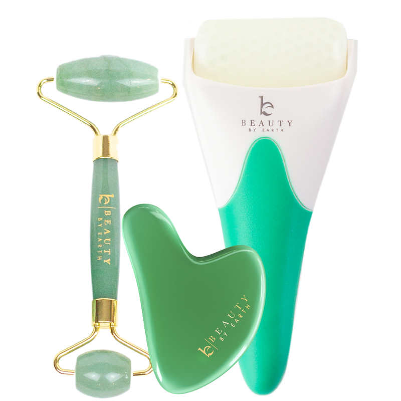 3 Tool Bundle - 3 Tool Bundle - Jade Roller - Beauty by Earth