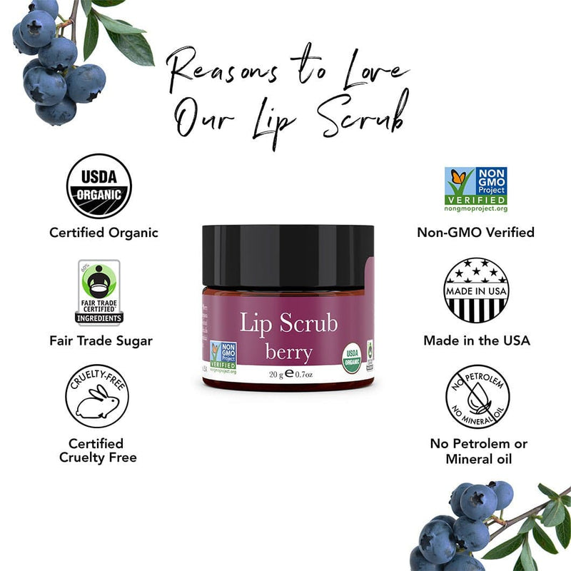 Our berry organic lip scrub is different - Beauty by Earth